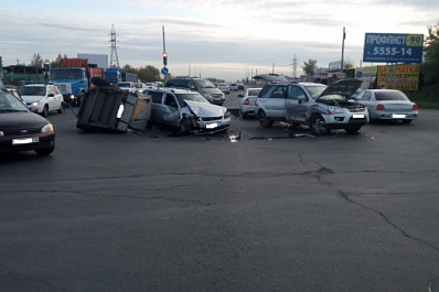 Массовую аварию в Самарской области могла спровоцировать автоледи