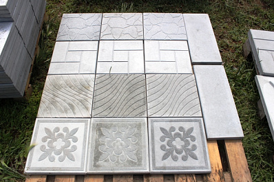 В самарской колонии № 27 начали выпускать тротуарную плитку