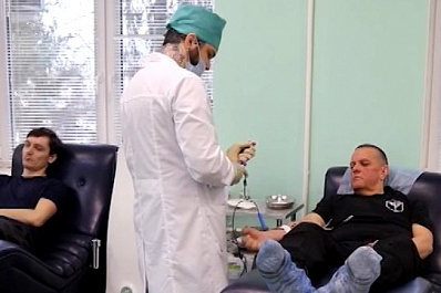 В Самаре прошла акция "Воин-донор"