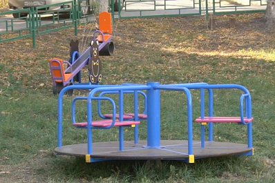 В Советском районе Самары появилась новая детская площадка   