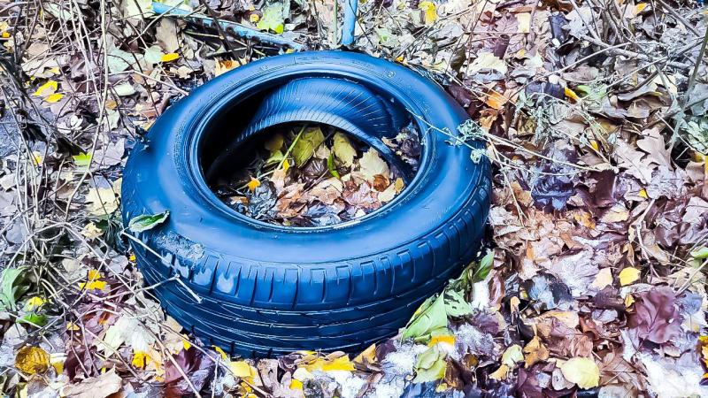 Самарцы принесли на переработку 250 кг шин за первую неделю работы нового экопункта 