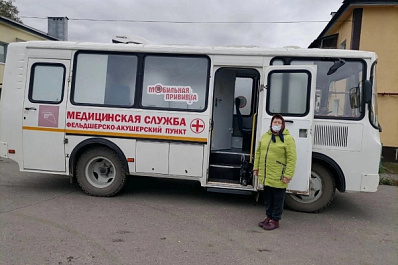 Мобильный ФАП успешно работает в Исаклинском районе 