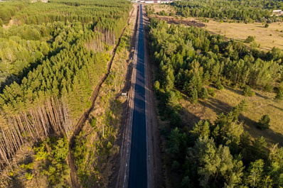 В Самарской области завершается ремонт дороги "Отрадный - Богатое" - Борское