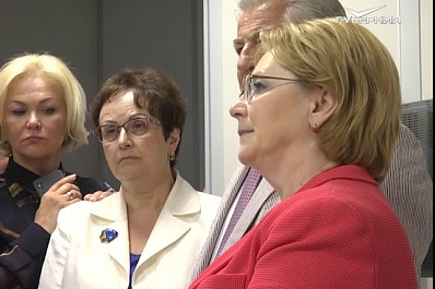 Веронику Скворцову познакомили с возможностями современного госпиталя Мать и дитя