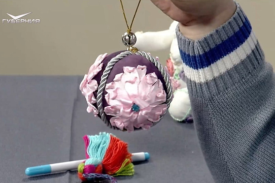 Елочная игрушка. Ручная работа