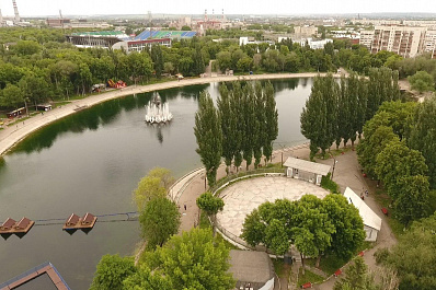 В самарском парке Металлургов отремонтируют фонтан и очистят пруд