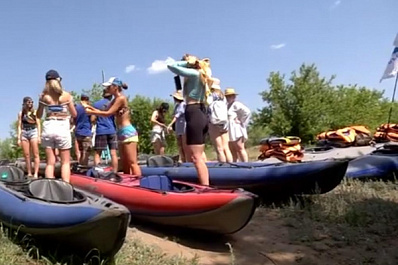 Участники проекта "Поехали!" на байдарках и хатангах попытались покорить реки Самарской области