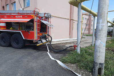 В Самарской области 29 июля загорелась заброшенная двухэтажка