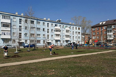 В Отрадном провели субботники во дворах, благоустроенных по нацпроекту 