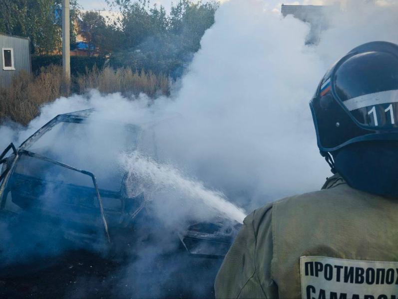 В Безенчуке 9 сентября вспыхнул автомобиль 