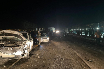 В Самаре два человека пострадали после столкновения четырех автомобилей 15 ноября