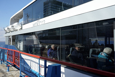 В Самаре приостановили переправу через Волгу