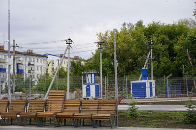 Дали свет: в Нефтегорске в новом парке "Молодежный" установили безопасное электрооборудование