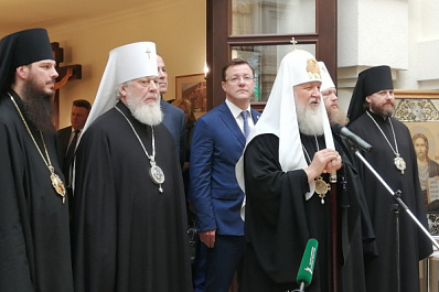 Патриарх Кирилл посетил Поволжский православный институт в Тольятти