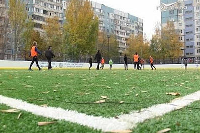 В Самаре появилась новая спортивная площадка