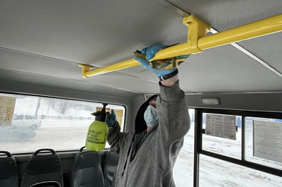 Во имя безопасности: весь коммерческий транспорт Тольятти ежедневно дезинфицируют