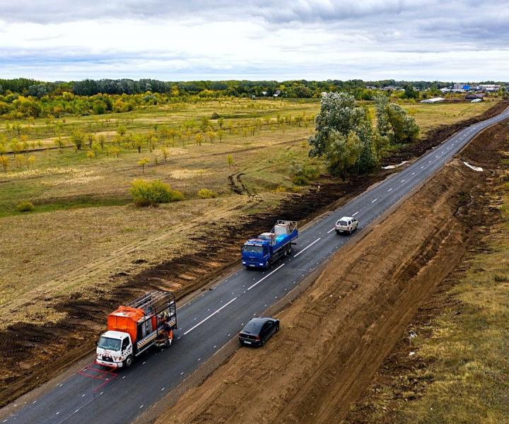 В Волжском районе отремонтировано 11 км дороги Самара - Нур - Спиридоновка