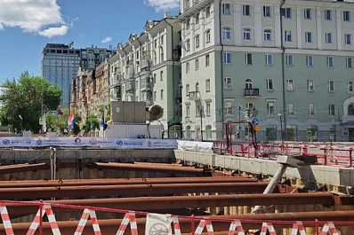 В Самаре продолжается проходка правого перегонного тоннеля на строительстве 