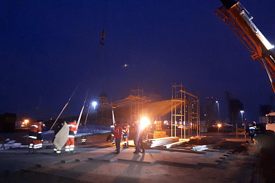 Легендарный самарский штурмовик Ил-2 возвращается на свое место после реконструкции