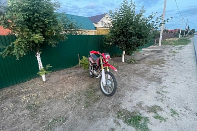 В Самарской области подросток на мотоцикле влетел в Гранту