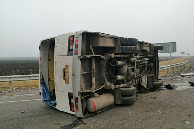 Под Самарой водитель автобуса на скорости протаранил "газель"
