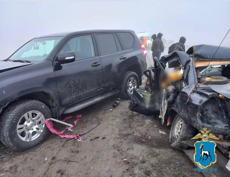 В Самарской области 1 апреля погиб водитель иномарки, не заметивший грузовик во время тумана