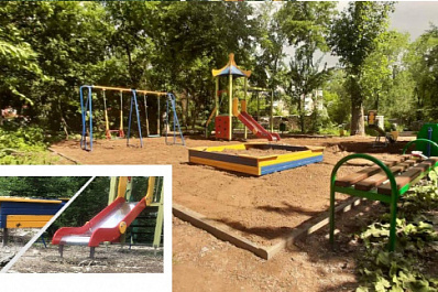 Недетские проблемы детской площадки разбирают самарские единороссы и общественники