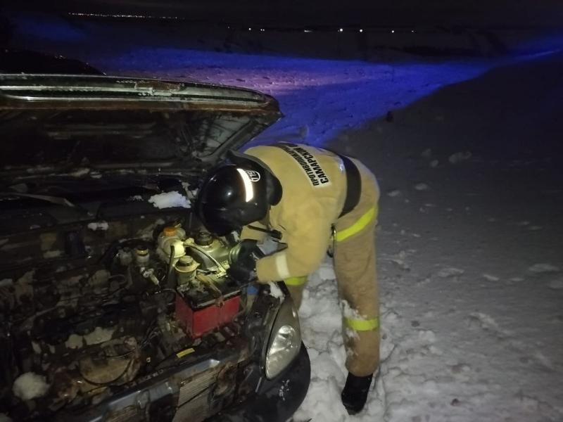 В Самарской области Chevrolet Lanos улетел в кювет и опрокинулся 