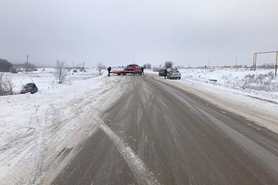 Перевернулась в кювете: под Сызранью произошло страшное ДТП