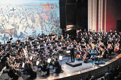 В САТОБе представили премьеру музыкально-литературной композиции "Александр Невский. Ледовое побоище"