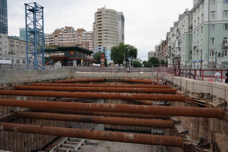 В Самаре продолжаются работы по строительству ветки метро "Алабинская" - "Театральная"
