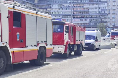 Стало известно, почему самарский Дворец спорта окружили пожарные машины