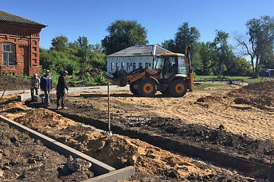 В Верхнем Санчелеево идет благоустройство села 