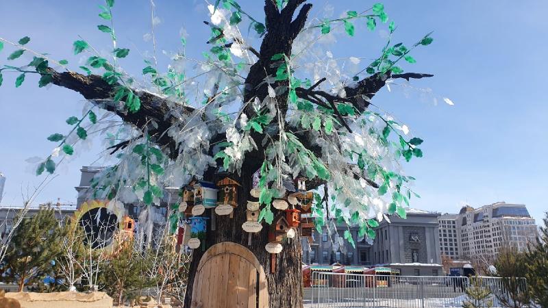 На площади Куйбышева в Самаре построили скотный двор