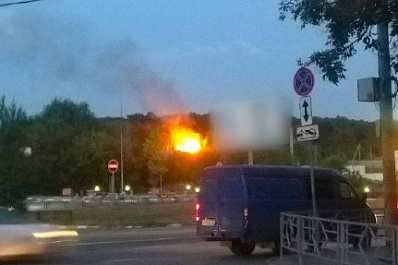 Стало известно, что горело возле стадиона "Солидарность Арена" в Самаре вечером 24 августа 2021 года