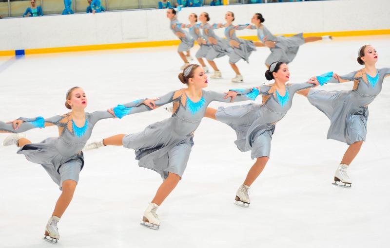В Сызрани прошел финал Кубка России по синхронному катанию на коньках