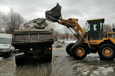В Самаре против гололеда использовали 82 тонны реагентов