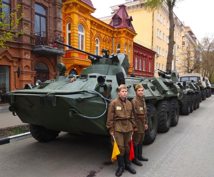 Военная техника ждёт самарцев на Молодогвардейской