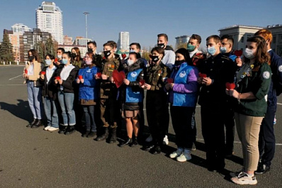 Самарские волонтеры сняли видеоролик ко Дню народного единства