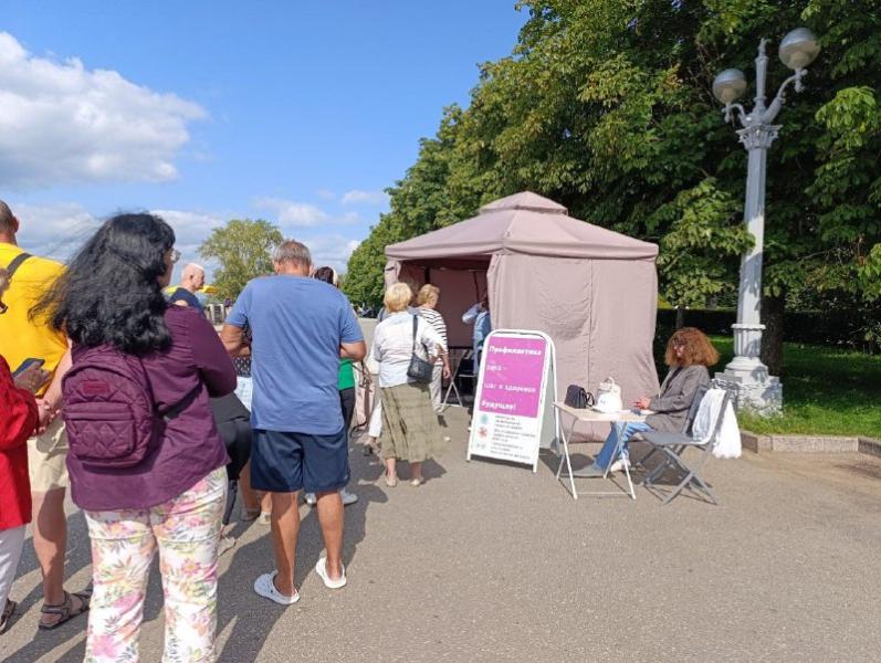 На набережной Самары 30 июля можно пройти профилактический осмотр 