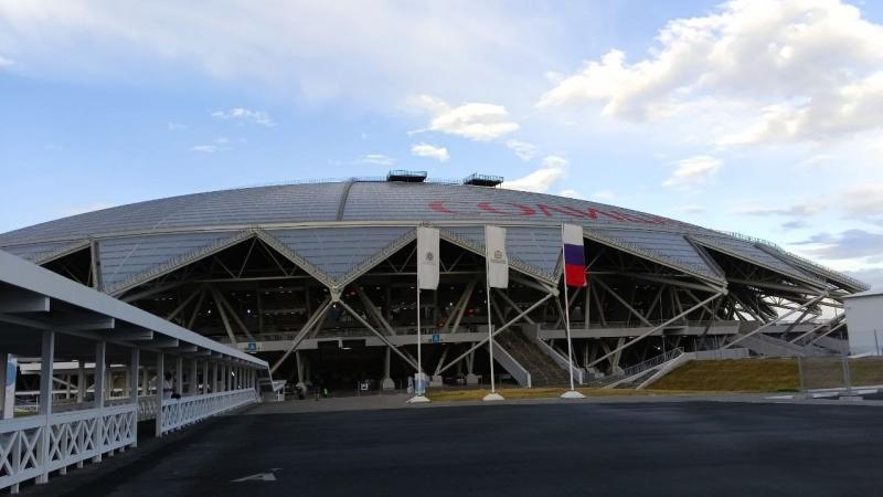 Воспитанники областной спортивной школы получили опыт игры на стадионе "Солидарность Самара Арена"