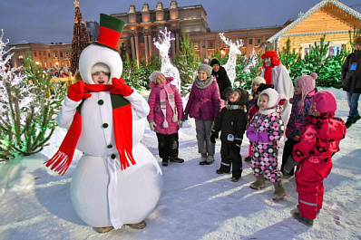 В Самаре на площади Куйбышева установили новогодний рекорд