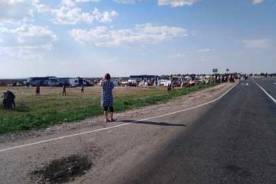 Под Самарой вновь образовался стихийный городок