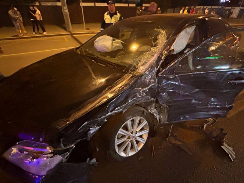 Авария из пяти автомобилей парализовала Московское шоссе в Самаре
