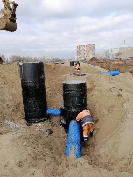 В Самаре у Фрунзенского моста начали строить новую транспортную развязку