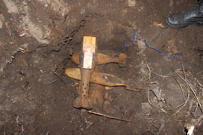 Под Сызранью нашли артиллерийские снаряды и мины середины XX века