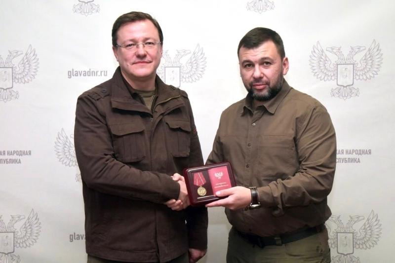 Губернатор Дмитрий Азаров побывал с рабочей командировкой на Донбассе