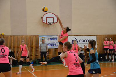 Самарские волейболистки сыграли в Пензе