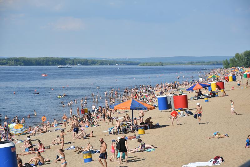 В Самаре Роспотребнадзор не рекомендует купаться в Волге на пляже в районе Барбошиной поляны