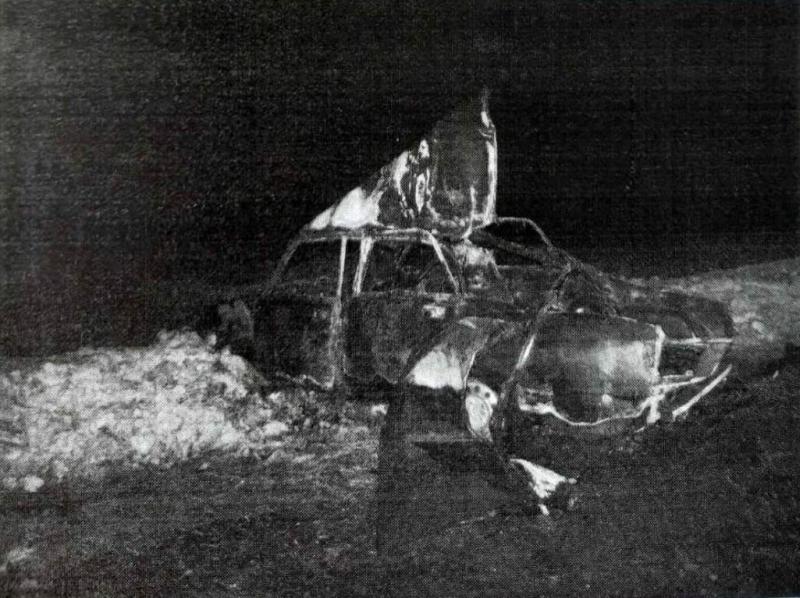 В Самарской области вазовская легковушка "отомстила" угонщику пожаром